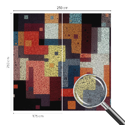 Muur behang Kleurrijke vormen