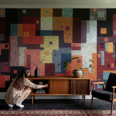 Muur behang Kleurrijke vormen