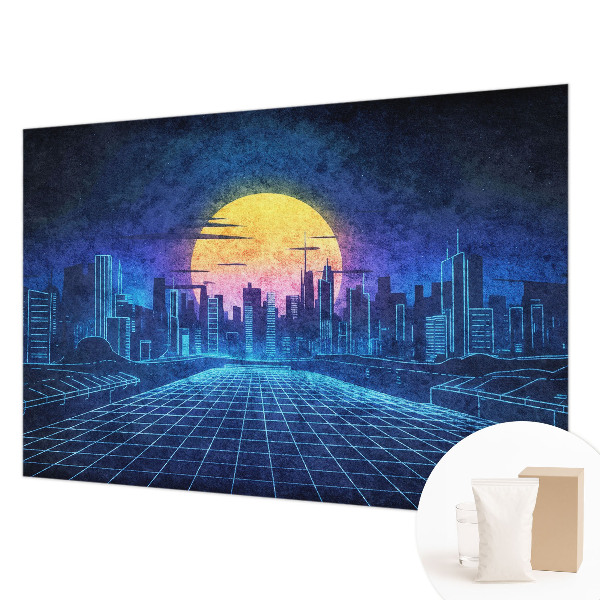 Fotobehang op maat Futuristisch landschap