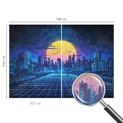 Fotobehang op maat Futuristisch landschap