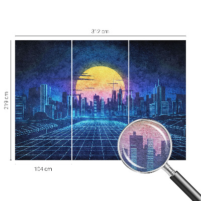 Fotobehang op maat Futuristisch landschap
