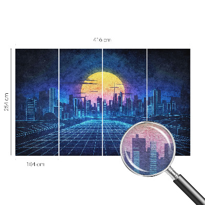 Fotobehang op maat Futuristisch landschap