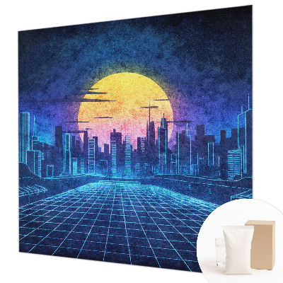Fotobehang op maat Futuristisch landschap