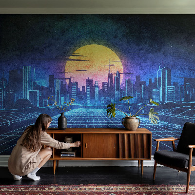 Fotobehang op maat Futuristisch landschap