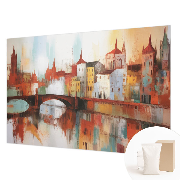 Behang met print Stadslandschap