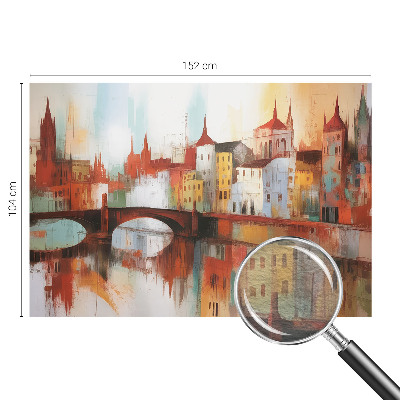 Behang met print Stadslandschap