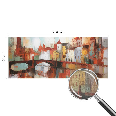 Behang met print Stadslandschap
