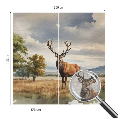 Fotobehang naadloos Majestueuze herten
