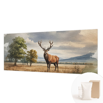 Fotobehang naadloos met een majestueus hertenmotief