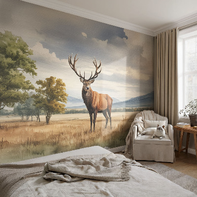 Fotobehang naadloos Majestueuze herten