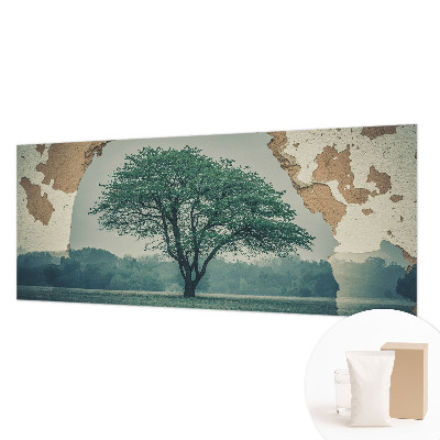 Fotobehang voor de woonkamer Een eenzame boom