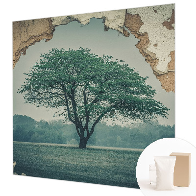Fotobehang voor de woonkamer Een eenzame boom