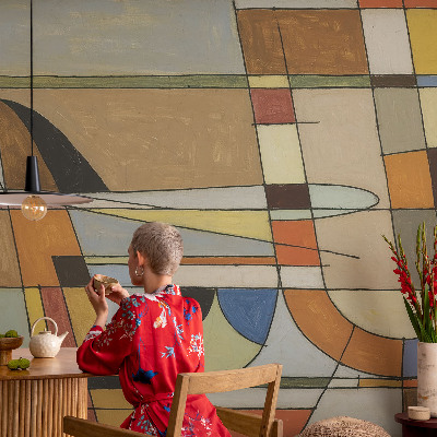 Fotobehang woonkamer Geometrische harmonie