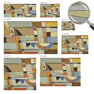 Fotobehang woonkamer Geometrische harmonie