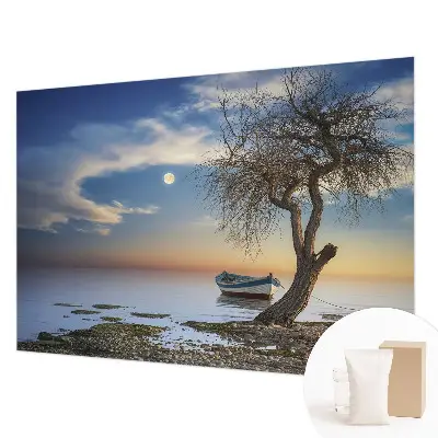 Fotobehang voor slaapkamer met een vredig landschap