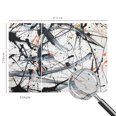 Fotobehang voor de slaapkamer Energiechaos