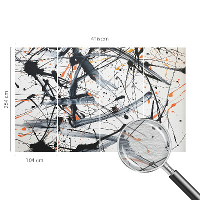 Fotobehang voor de slaapkamer Energiechaos