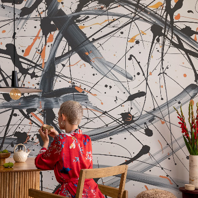 Fotobehang voor de slaapkamer Energiechaos