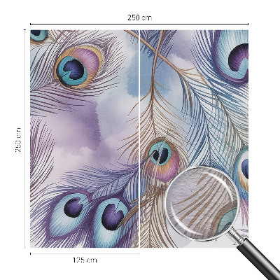 Modern fotobehang Pauwenveren