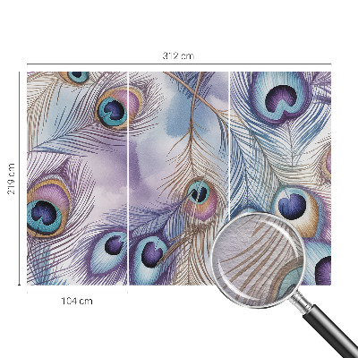 Modern fotobehang Pauwenveren