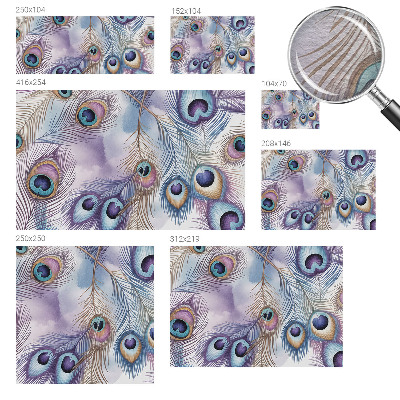 Modern fotobehang Pauwenveren