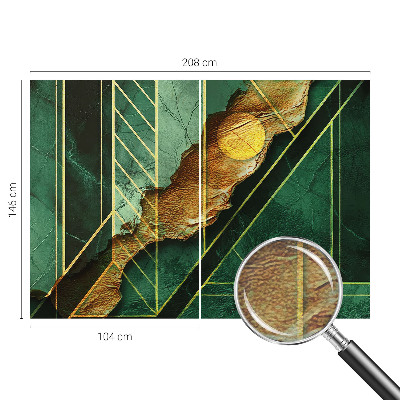 Luxe fotobehang met een geometrisch design