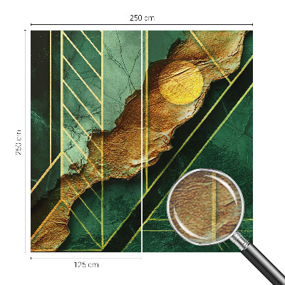 Luxe fotobehang met een geometrisch design