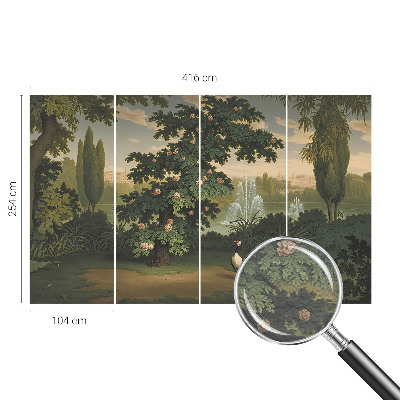 Vlies fotobehang Natuurlijke tuin