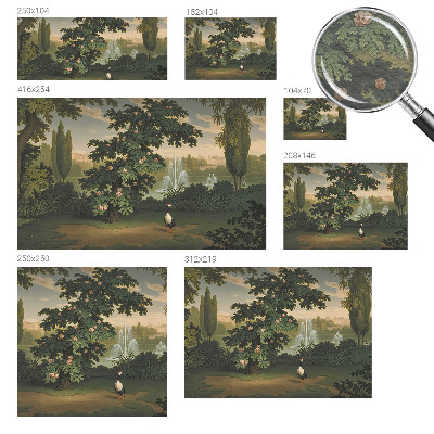 Vlies fotobehang Natuurlijke tuin