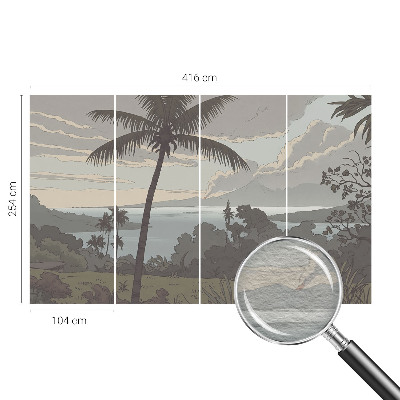 Kwalitatief fotobehang Exotisch landschap