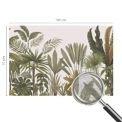 Groot fotobehang Exotische bladeren