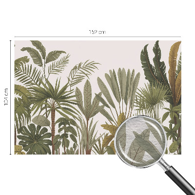 Groot fotobehang Exotische bladeren