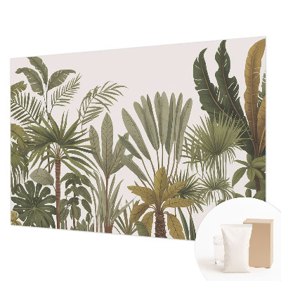 Groot fotobehang Exotische bladeren