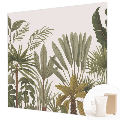 Groot fotobehang Exotische bladeren