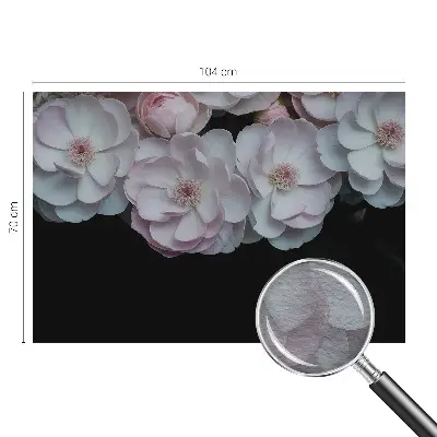 Sfeervol fotobehang met een delicaat boeket als motief