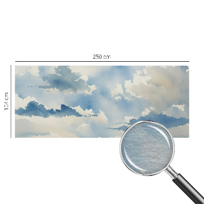 Vliesbehang fotobehang met een motief van hemelse wolken