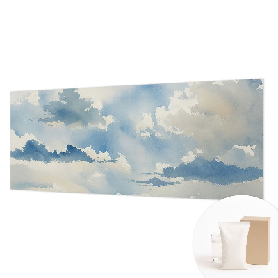 Vliesbehang fotobehang met een motief van hemelse wolken
