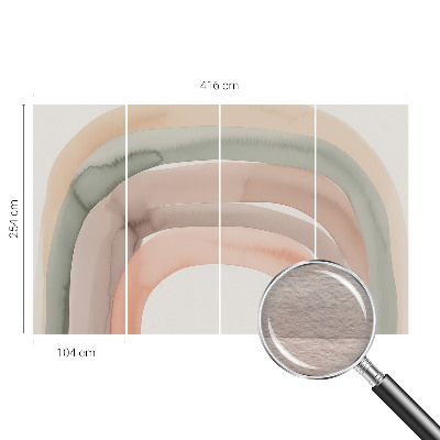 Fotobehang vliesbehang Regenboogbogen