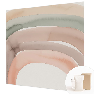 Fotobehang vliesbehang met een motief van regenboogbogen