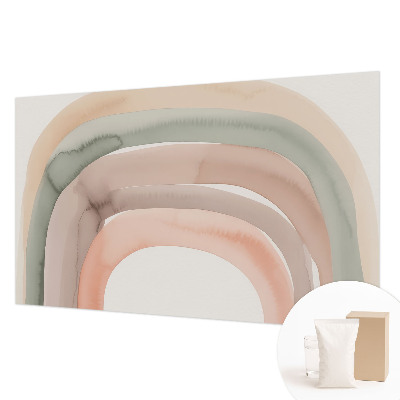 Fotobehang vliesbehang met een motief van regenboogbogen