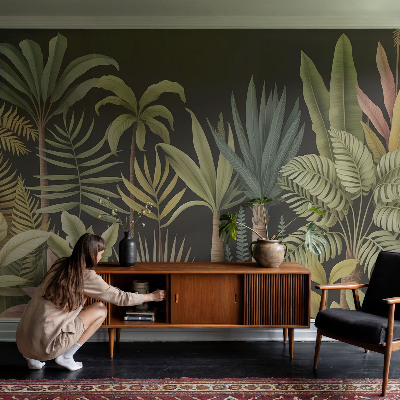 Vliesbehang fotobehang woonkamer Tropische jungle