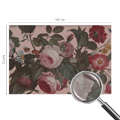 Vlies fotobehang op maat Bloemige elegantie