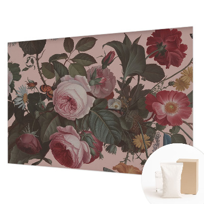 Vlies fotobehang op maat Bloemige elegantie