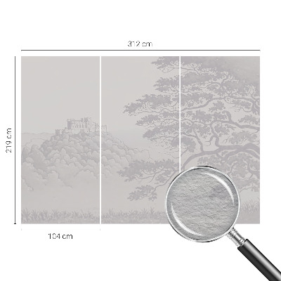 Fotobehang Kasteellandschap