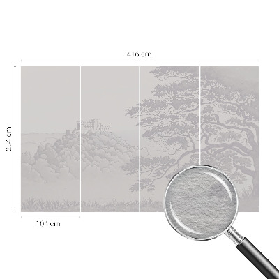 Fotobehang Kasteellandschap