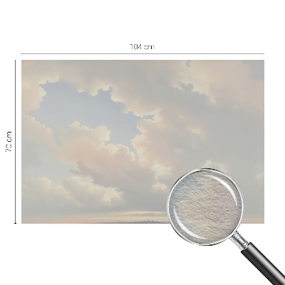 Fotobehang op maat Pastelkleurige hemel