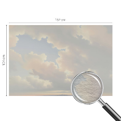 Fotobehang op maat met een pastelkleurige hemel als motief
