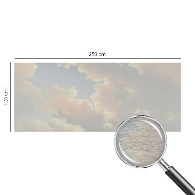 Fotobehang op maat Pastelkleurige hemel