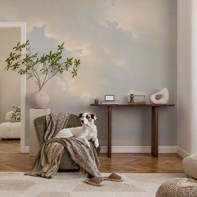 Fotobehang op maat Pastelkleurige hemel