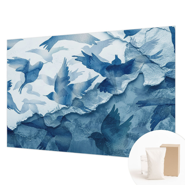 Naadloos fotobehang Dynamische vogels